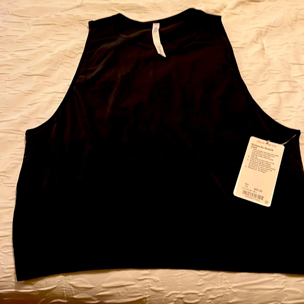 lululemon athletica Black Muscle Tee
